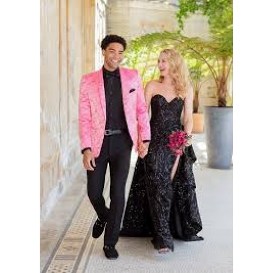 MARK OF DISTINCTION HOT PINK 'ARIES' TUXEDO by, Larr Brio