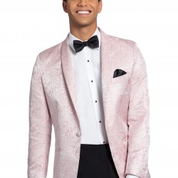 MARK OF DISTINCTION QUARTZ PINK PAISLEY 'ARIES' TUXEDO by, Larr Brio