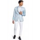 MARK OF DISTINCTION WEDGEWOOD BLUE PAISLEY 'ARIES' TUXEDO by, Larr Brio