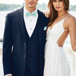 Super 130's Navy Sterling Wedding Suit by Michael Kors