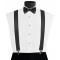 CHARCOAL MODERN SOLID SUSPENDERS by Larr Brio
