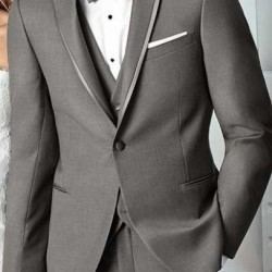 GREY CHELSEA Tuxedo by Ike Behar Evening
