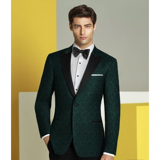 GREEN PAISLEY CHASE TUXEDO by Couture 1910