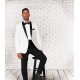 WHITE CLAYTON DINNER JACKET by Select Formalwear