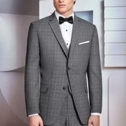 GREY PLAID HAMILTON suit by Ike Behar