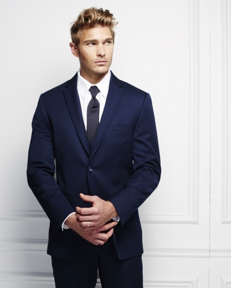 NAVY STERLING WEDDING SUIT by Michael Kors