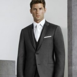 STEEL GREY HOUSTON  SUIT by Kenneth Cole