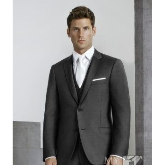 STEEL GREY HOUSTON  SUIT by Kenneth Cole