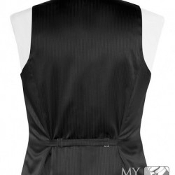 CHARCOAL STERLING VEST by Jean Yves