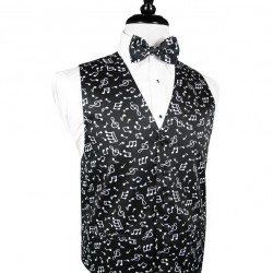 MUSICAL NOTES NOVELTY VEST by Cardi 