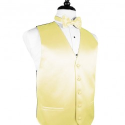 CANARY SOLID SATIN VEST by Cardi