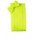 LIME SOLID SATIN VEST by Cardi