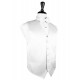 WHITE SOLID SATIN VEST by Cardi