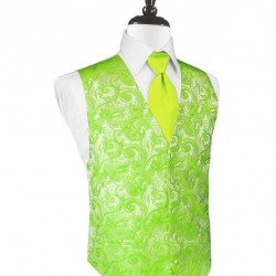 LIME TAPESTRY VEST by Cardi