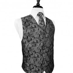 SILVER TAPESTRY VEST by Cardi